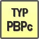 Piktogram - Typ: PBPc